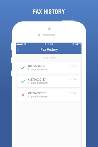 FAX App- Send FAX on iPhone screenshot 4