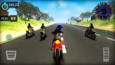 Highway Stunt Bike Racing screenshot 3