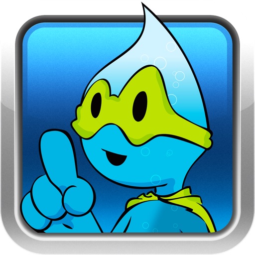 Captain Plop's water-saving mission iOS App