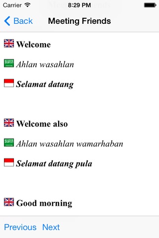 iLearnArabic English Indonesia screenshot 4