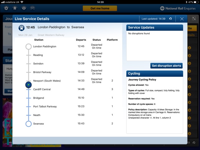 NationalRailEnquiries for iPad(圖4)-速報App