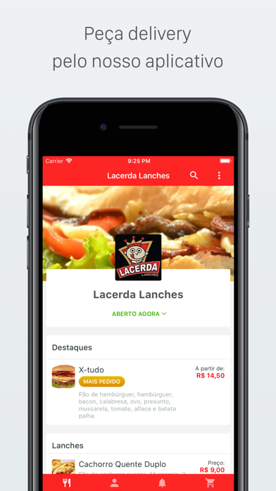 How to cancel & delete Lacerda Lanches Delivery from iphone & ipad 1