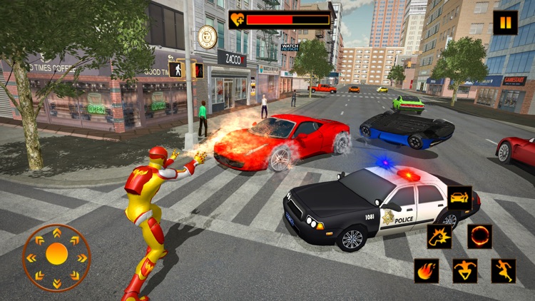 Real City Superhero Fireman screenshot-3