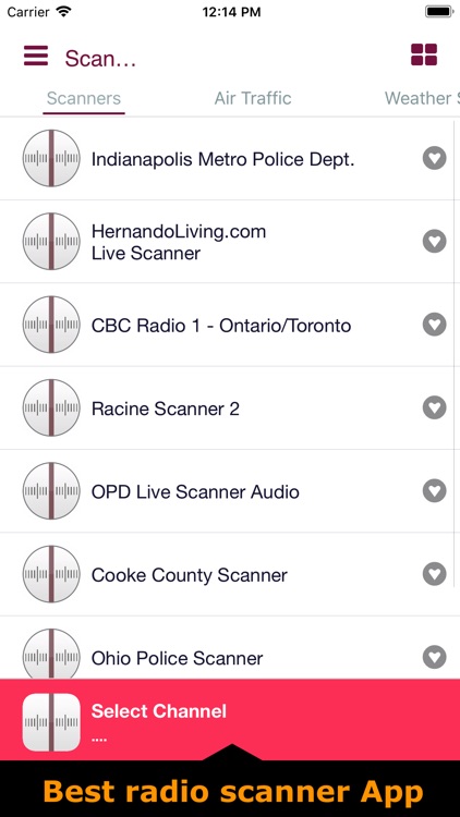 Police & radio scanners live
