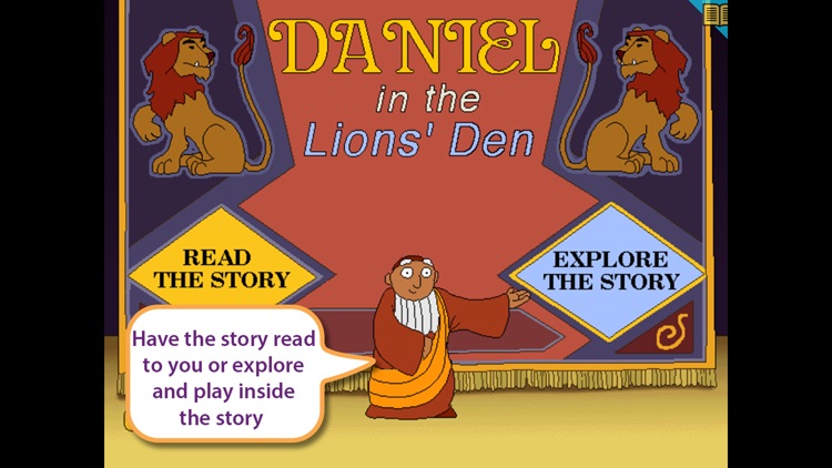 Daniel in the Lion's Den by LA