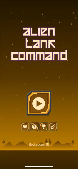 Game screenshot Alien Tank Command hack