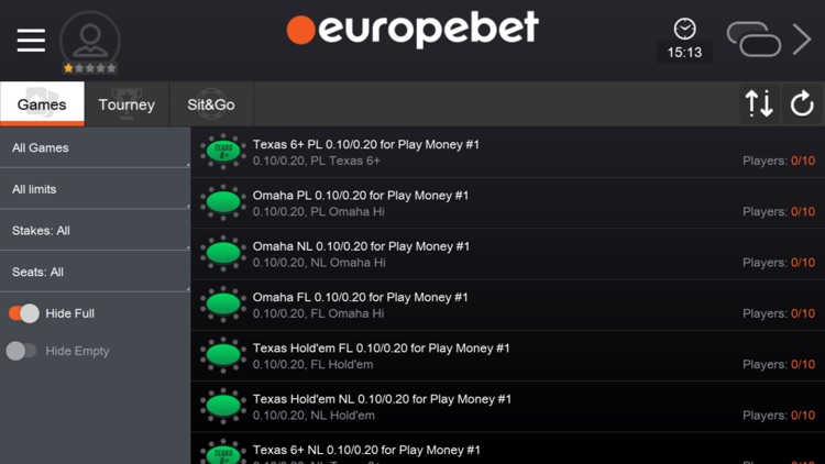 Europebet Poker