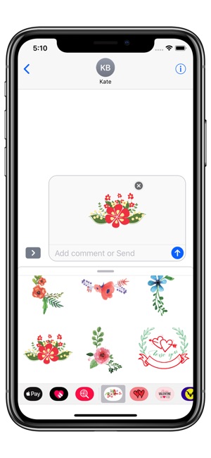 Hand drawn flower - stickers(圖4)-速報App