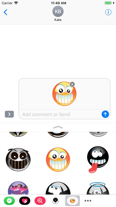 Stranger scary stickers emoji screenshot 4