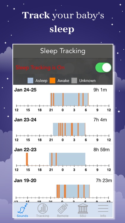 Sound Sleeper - white noise machine for baby sleep screenshot-3