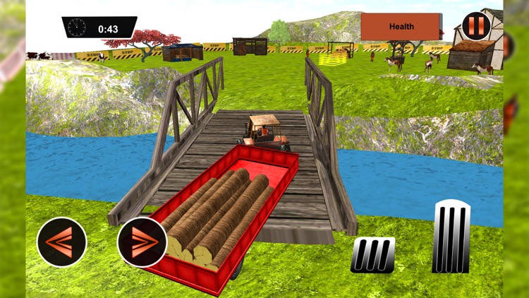 Log Transporter Tractor - 3D Crane Driver