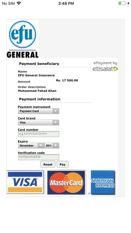 EFU TRAVEL INSURANCE screenshot-7