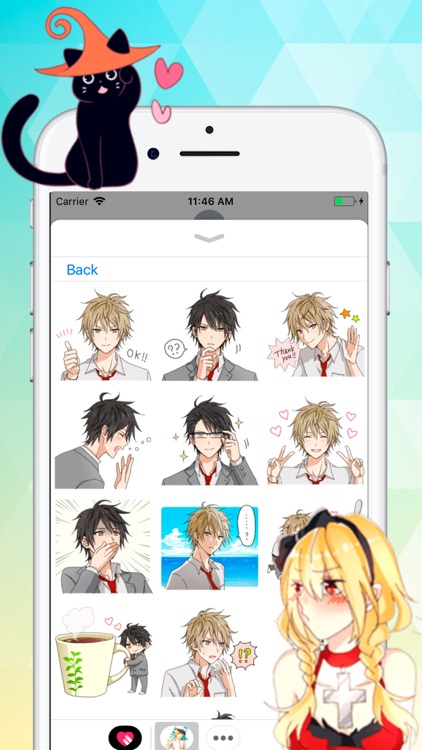 Anime Love Stickers