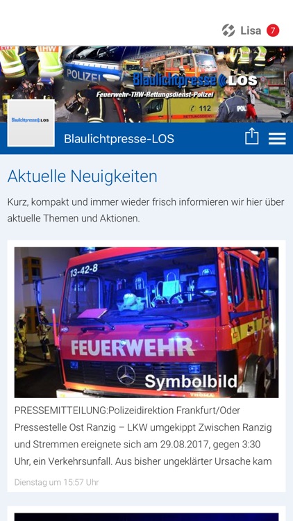 Blaulichtpresse-LOS