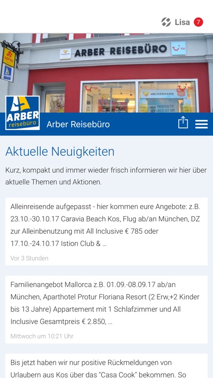 Arber Reisebüro