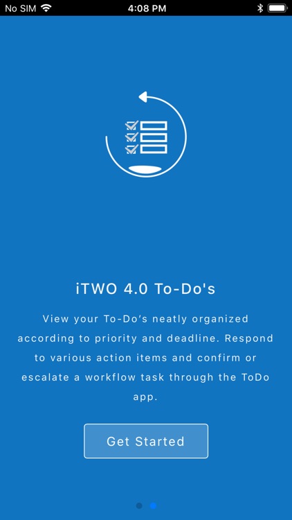 iTWO 4.0 ToDo
