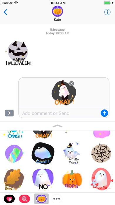 Halloween! Animated Stickers screenshot 2