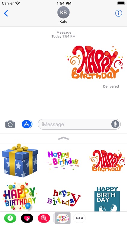 Happy Birthday Stickers 2017 screenshot-3