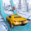 Mega Ramp Ice Racing Car Stunt