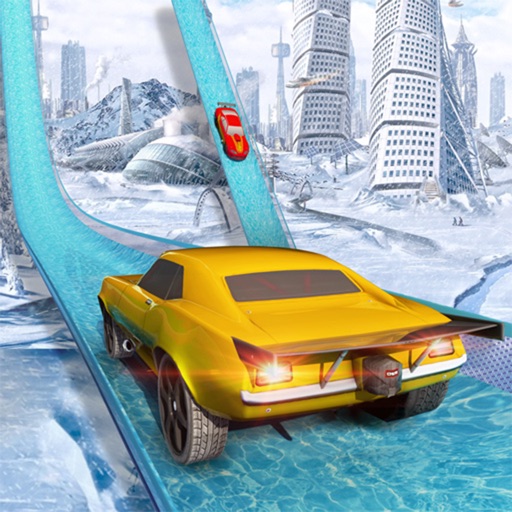 Mega Ramp Ice Racing Car Stunt icon