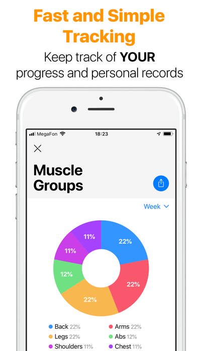 Fitmeup workout assistant app screenshot 4