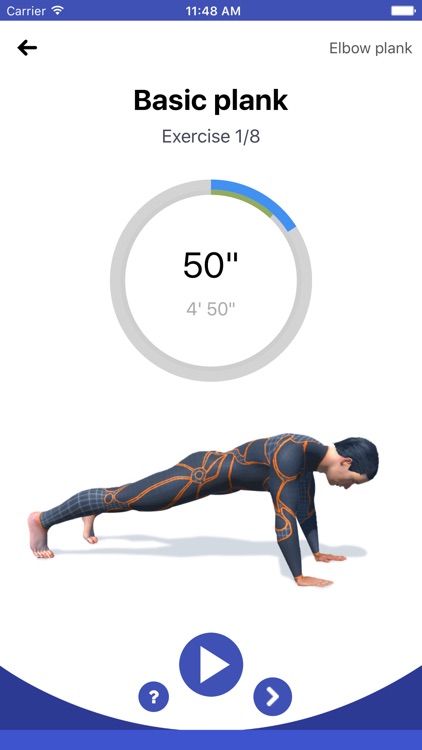 5 Minute Plank Abs Challenge screenshot-3