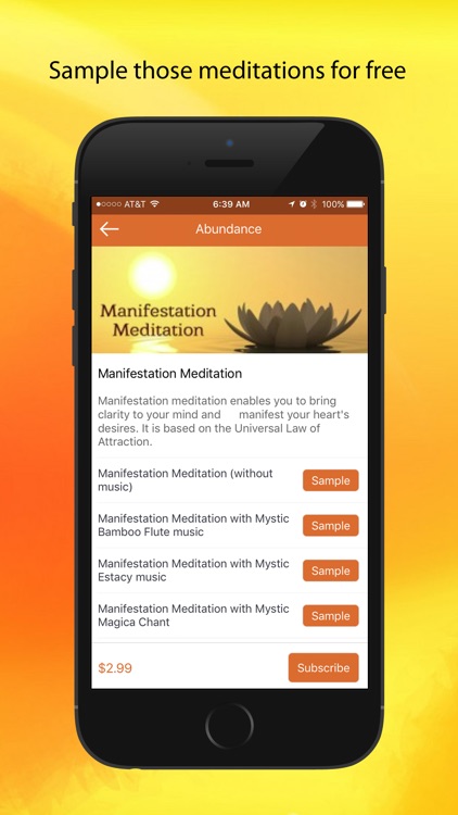 Abundance: A Meditation App