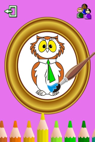 Coloring Books Animals - náhled