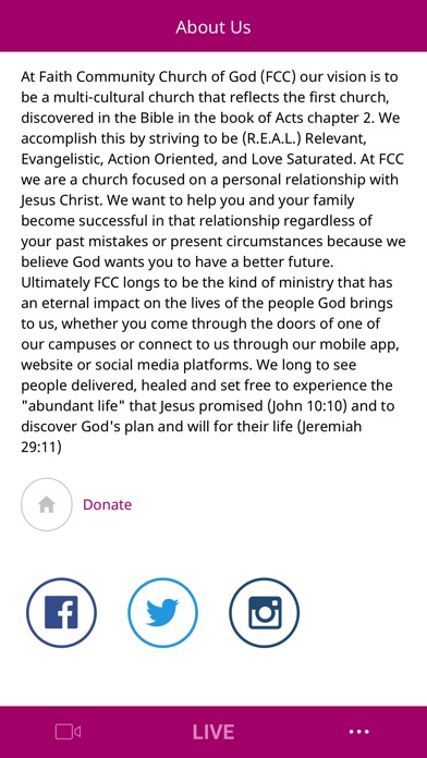 Faith Community Church mobile screenshot 3