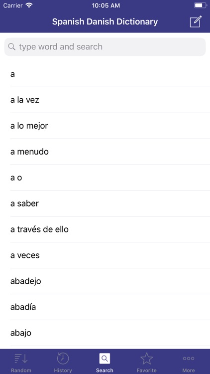 Multi Spanish Dictionary