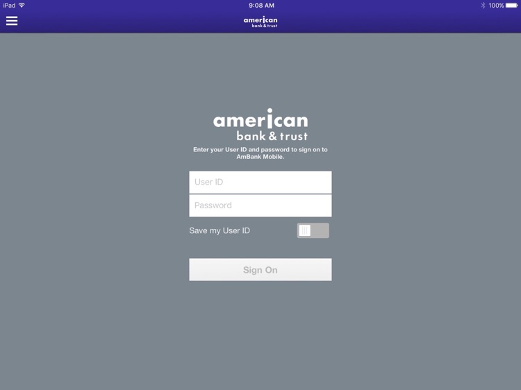 AmBank Mobile for iPad