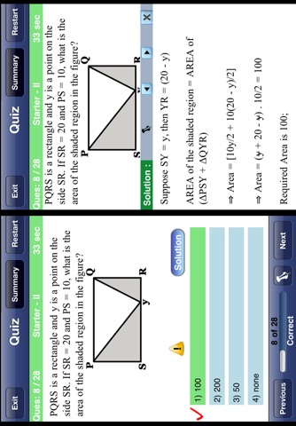 Practice Test for ACT® (Math) screenshot 2