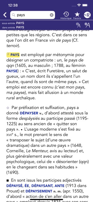 Dictionnaire Robert Historique(圖8)-速報App