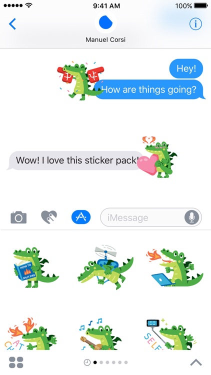 Teen Dragon Stickers