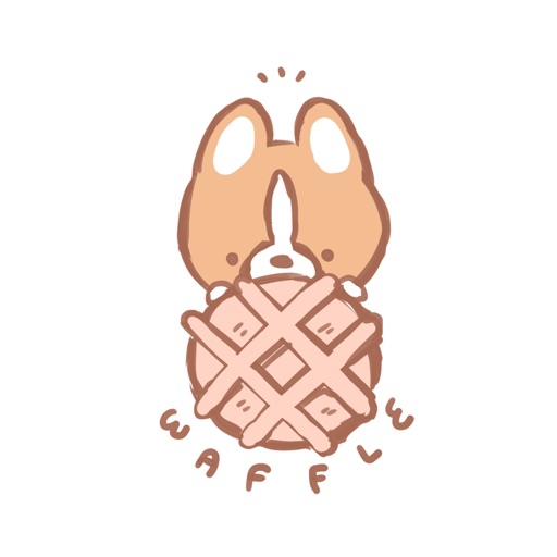 Waffle the Corgi Stickers