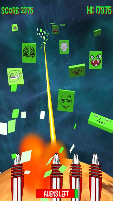 Alien Face Invaders screenshot 3