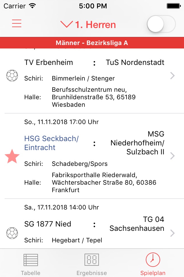 Eintracht Frankfurt Handball screenshot 3