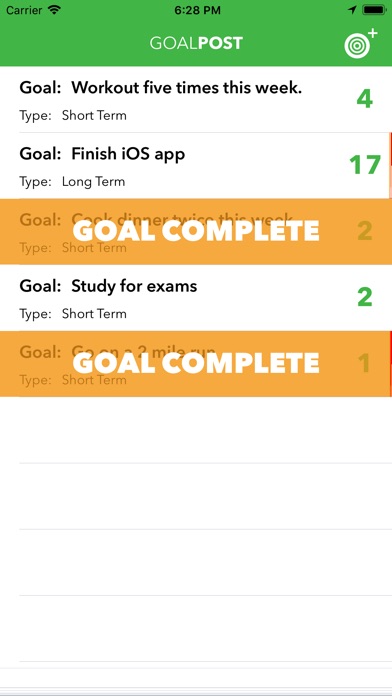 GoalPOST - Habit Tracker screenshot 2
