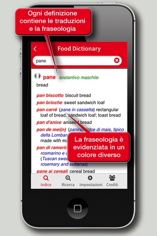 Dizionario di Gastronomia screenshot 3