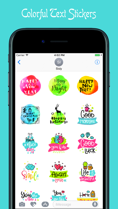 Colorful Quotes Stickers screenshot 3