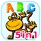 ABC animal flashcards alphabet