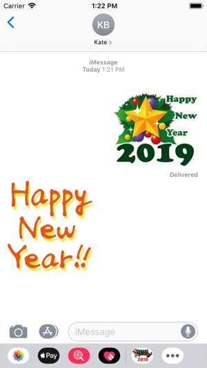 Happy New Year 2018 Sticker(圖5)-速報App