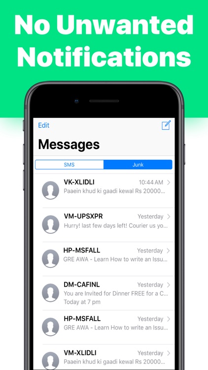 SMS Filter Spam Junk Messages screenshot-3