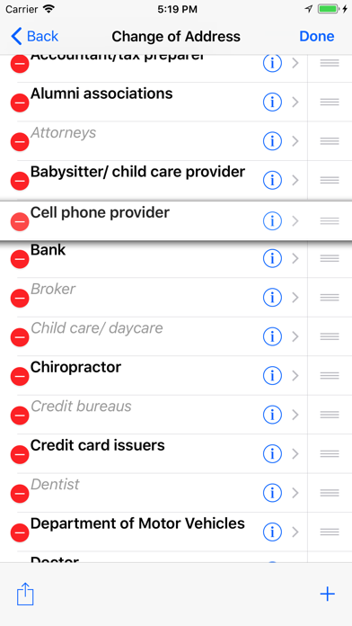 Moving Checklist Pro review screenshots