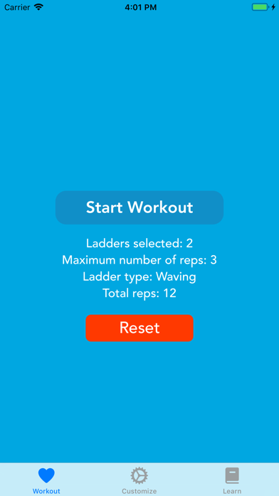 Ladder Workout Timer screenshot 3