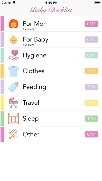 Baby Checklist 2019