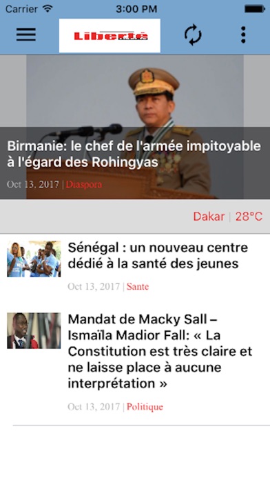 liberte infos screenshot 2