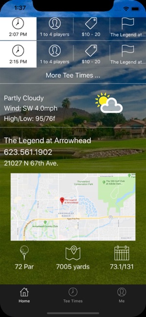 Legend at Arrowhead Tee Times(圖2)-速報App