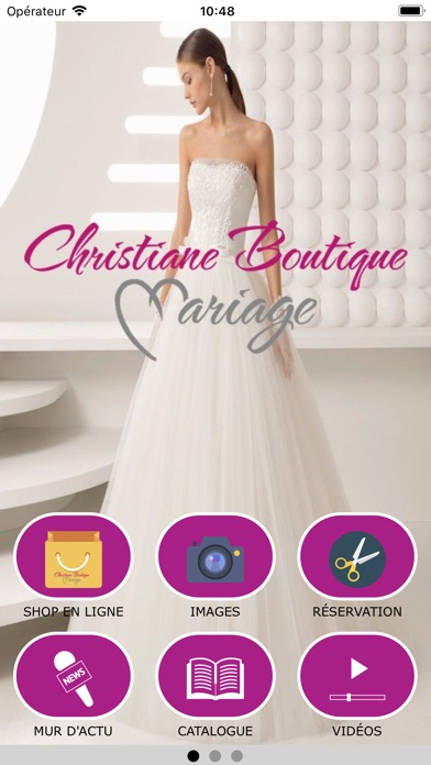 Christiane Boutique Mariages screenshot 2