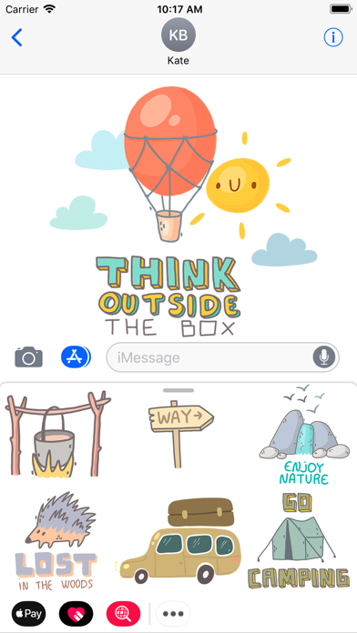 Go Camping - Adventure Emoji screenshot 2